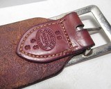 H.H. HEISER MADE BELT with TOOLED HOLSTER from COLLECTING TEXAS – 7 1/2” COLT S.A.A. REVOLVER HOLSTER - 9 of 12