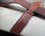 H.H. HEISER MADE BELT with TOOLED HOLSTER from COLLECTING TEXAS – 7 1/2” COLT S.A.A. REVOLVER HOLSTER - 10 of 12