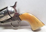 ANTIQUE COLT .45 SINGLE ACTION ARMY REVOLVER from COLLECTING TEXAS – FACTORY ENGRAVED – SHIPPED 1884 – IVORY GRIPS - 2 of 17