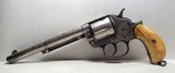 ANTIQUE COLT MODEL 1878 REVOLVER from COLLECTING TEXAS – IVORY GRIPS – 7 1/2” BARREL – NICKEL FINISH - .45 CALIBER - 1 of 15