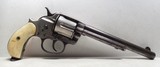 ANTIQUE COLT MODEL 1878 REVOLVER from COLLECTING TEXAS – IVORY GRIPS – 7 1/2” BARREL – NICKEL FINISH - .45 CALIBER - 4 of 15