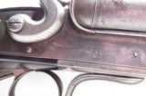 FINE ENGLISH MADE DOUBLE-BARREL HAMMER SHOTGUN from COLLECTING TEXAS – MADE by E.M. REILLY & CO. of NEW OXFORD – 8 GAUGE - 4 of 21
