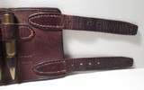 VINTAGE CARTRIDGE BELT with DOUBLE-LOOP HOLSTER from COLLECTING TEXAS – 7-1/2” HOLSTER and .30-06/.45 LOOP BELT - 7 of 16