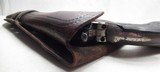 VINTAGE CARTRIDGE BELT with DOUBLE-LOOP HOLSTER from COLLECTING TEXAS – 7-1/2” HOLSTER and .30-06/.45 LOOP BELT - 12 of 16