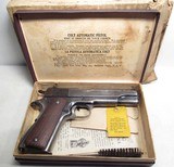 COLT NATIONAL MATCH .45 with ORIGINAL BOX from COLLECTING TEXAS – SHIPPED 1936 to WIMBERLY & THOMAS of ALABAMA - 1 of 21