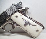 DAVID WADE HARRIS ENGRAVED COLT COMBAT COMMANDER .45 PISTOL from COLLECTING TEXAS – GIRAFFE BONE GRIPS - 6 of 19