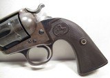REALLY NICE HIGH CONDITION COLT BISLEY MODEL REVOLVER from COLLECTING TEXAS – SHIPPED 1906 – 5 1/2” BARREL - 5 of 18