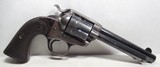 REALLY NICE HIGH CONDITION COLT BISLEY MODEL REVOLVER from COLLECTING TEXAS – SHIPPED 1906 – 5 1/2” BARREL - 1 of 18