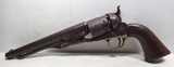 COLT 1860 ARMY MODEL REVOLVER from COLLECTING TEXAS - .44 CALIBER – MADE 1866 – GOOD WALL HANGER - 5 of 17
