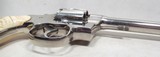 101 YEAR-OLD COLT NEW SERVICE REVOLVER from COLLECTING TEXAS – NICKEL FINISH – IVORY GRIPS – FACTORY LETTER - 13 of 16