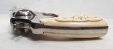 101 YEAR-OLD COLT NEW SERVICE REVOLVER from COLLECTING TEXAS – NICKEL FINISH – IVORY GRIPS – FACTORY LETTER - 10 of 16