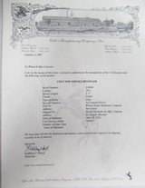 101 YEAR-OLD COLT NEW SERVICE REVOLVER from COLLECTING TEXAS – NICKEL FINISH – IVORY GRIPS – FACTORY LETTER - 16 of 16