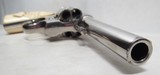101 YEAR-OLD COLT NEW SERVICE REVOLVER from COLLECTING TEXAS – NICKEL FINISH – IVORY GRIPS – FACTORY LETTER - 14 of 16