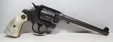 COLT OFFICER’S MODEL TARGET REVOLVER from COLLECTING TEXAS – SHIPPED 1913 – FACTORY LETTER – FACTORY ENGRAVED