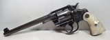 COLT OFFICER’S MODEL TARGET REVOLVER from COLLECTING TEXAS – SHIPPED 1913 – FACTORY LETTER – FACTORY ENGRAVED - 4 of 17