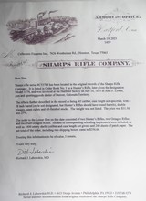 J.P. LOWER – DENVER, COLORADO SHARPS BUFFALO RIFLE with BUFFALO HIDE MITTENS & HUGE KNIFE in BUFFALO HIDE COVERED SHEATH - 24 of 24