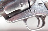 ANTIQUE COLT .44/40 ENGRAVED SINGLE ACTION ARMY REVOLVER from COLLECTING TEXAS – INDIAN TERRITORY MADE HOLSTER INCLUDED - 6 of 20