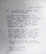 CONFEDERATE SHARPS 1852 CARBINE from COLLECTING TEXAS – ATLANTA, GEORGIA and LOUISIANA POLICE DEPT. HISTORY - 21 of 21