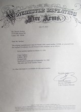 WINCHESTER MODEL 1894 SRC in .38-55 CALIBER from COLLECTING TEXAS – SPECIAL ORDER SHOTGUN BUTT – MADE 1901 - 23 of 23