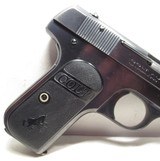 NICE COLT MODEL 1908 HAMMERLESS .380 SEMI-AUTO PISTOL from COLLECTING TEXAS – MADE 1926 - 5 of 13