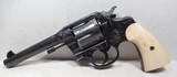 RARE COLT NEW SERVICE REVOLVER – FACTORY ENGRAVED – FACTORY INSCRIBED from COLLECTING TEXAS – FACTORY LETTER - 5 of 17