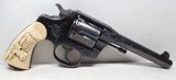 RARE COLT NEW SERVICE REVOLVER – FACTORY ENGRAVED – FACTORY INSCRIBED from COLLECTING TEXAS – FACTORY LETTER