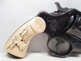 RARE COLT NEW SERVICE REVOLVER – FACTORY ENGRAVED – FACTORY INSCRIBED from COLLECTING TEXAS – FACTORY LETTER - 2 of 17
