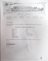 OUTSTANDING COLT MODEL 1877 “THUNDERER” REVOLVER from COLLECTING TEXAS - NEW YORK ENGRAVED – NICKEL PLATED – GOLD ACCENTS - 17 of 21