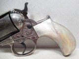 OUTSTANDING COLT MODEL 1877 “THUNDERER” REVOLVER from COLLECTING TEXAS - NEW YORK ENGRAVED – NICKEL PLATED – GOLD ACCENTS - 2 of 21