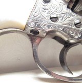 OUTSTANDING COLT MODEL 1877 “THUNDERER” REVOLVER from COLLECTING TEXAS - NEW YORK ENGRAVED – NICKEL PLATED – GOLD ACCENTS - 7 of 21