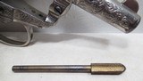 OUTSTANDING COLT MODEL 1877 “THUNDERER” REVOLVER from COLLECTING TEXAS - NEW YORK ENGRAVED – NICKEL PLATED – GOLD ACCENTS - 20 of 21