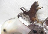 OUTSTANDING COLT MODEL 1877 “THUNDERER” REVOLVER from COLLECTING TEXAS - NEW YORK ENGRAVED – NICKEL PLATED – GOLD ACCENTS - 18 of 21