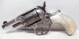 OUTSTANDING COLT MODEL 1877 “THUNDERER” REVOLVER from COLLECTING TEXAS - NEW YORK ENGRAVED – NICKEL PLATED – GOLD ACCENTS - 1 of 21