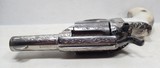OUTSTANDING COLT MODEL 1877 “THUNDERER” REVOLVER from COLLECTING TEXAS - NEW YORK ENGRAVED – NICKEL PLATED – GOLD ACCENTS - 9 of 21