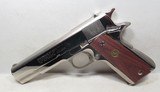 COLT MK IV – 70 SERIES .45 AUTO PISTOL from COLLECTING TEXAS – FACTORY NICKEL – MADE 1978