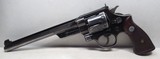 ULTRA RARE SMITH & WESSON REGISTERED MAGNUM REVOLVER with 8 3/4
BARREL and FACTORY PEEP SIGHT from COLLECTING TEXAS