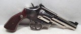 ATTENTION S&W COLLECTORS! – VERY RARE and DESIRABLE SMITH & WESSON MODEL 19 REVOLVER - 4 SCREW – 4” BARREL – NICKEL – TEXAS SHIPPED - 4 of 20