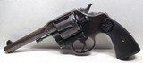 COLT NEW SERVICE MODEL REVOLVER from COLLECTING TEXAS – MADE 1921 - .45 COLT CALIBER