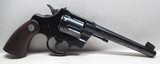 COLT OFFICER’S MODEL REVOLVER in SCARCE .32 POLICE CALIBER from COLLECTING TEXAS – HEAVY BARREL – CIRCA 1952