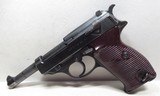 WALTHER P38 MODEL PISTOL from COLLECTING TEXAS – AC44 MARKED CODE – 9mm CALIBER – NAZI GERMAN PROOF MARKS - 1 of 18
