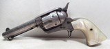 FACTORY ENGRAVED COLT S.A.A. REVOLVER from COLLECTING TEXAS – WALTER TIPS of AUSTIN, TEXAS SHIPPED – SILVER FINISH - 4 of 19
