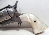 FACTORY ENGRAVED COLT S.A.A. REVOLVER from COLLECTING TEXAS – WALTER TIPS of AUSTIN, TEXAS SHIPPED – SILVER FINISH - 5 of 19