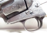 ANTIQUE FACTORY ENGRAVED COLT SINGLE ACTION ARMY REVOLVER from COLLECTING TEXAS – MADE 1892 – CARVED PEARL GRIPS - 6 of 16