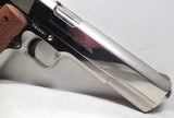 BEAUTIFUL COLT GOVERNMENT MODEL SERIES 70 - .45 ACP PISTOL in ORIGINAL NICKEL FINISH from COLLECTING TEXAS - 6 of 14