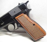 BELGIUM MADE BROWNING HI-POWER PISTOL from COLLECTING TEXAS – MADE 1975 – LIKE NEW CONDITION with ORIGINAL POUCH - 2 of 16