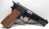 BELGIUM MADE BROWNING HI-POWER PISTOL from COLLECTING TEXAS – MADE 1975 – LIKE NEW CONDITION with ORIGINAL POUCH - 4 of 16
