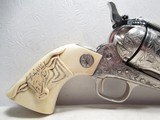 OUTSTANDING COLT SINGLE ACTION ARMY - FACTORY ENGRAVED - REVOLVER from COLLECTING TEXAS - ARIZONA SHIPPED in 1923 - 2 of 19