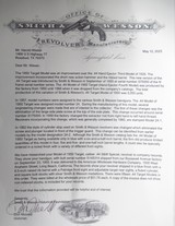 SMITH & WESSON 1950 TARGET MODEL REVOLVER from COLLECTING TEXAS – FACTORY LETTER - .44 HAND EJECTOR MODEL - 18 of 19