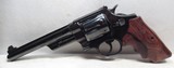 “FUZZY FARRANT” CUSTOM SMITH & WESSON .357 REGISTERED MAG. REVOLVER from COLLECTING TEXAS – FACTORY LETTER and BIANCHI HOLSTER INCLUDED - 5 of 17