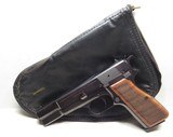 BELGIUM MADE BROWNING HI-POWER 9mm PISTOL with ORIGINAL POUCH from COLLECTING TEXAS – MADE 1975 - 1 of 18